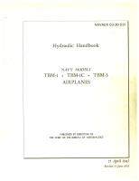 Hydraulic Handbook for TBM-1, TBM-1C, and TBM-3