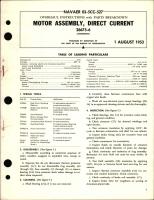 Overhaul Instructions with Parts Breakdown for Motor Assembly, Direct Current - Part 26675-6