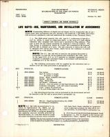 Use, Maintenance, and Installation of Life Raft Accessories