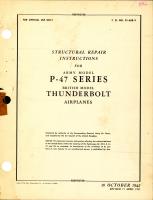 Structural Repair Instructions for P-47 Series