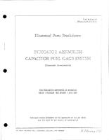 Capacitor Fuel Gage System Indicator Assemblies