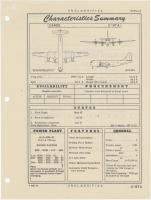 C-97A Boeing Stratofreighter - Cargo - Characteristics Summary