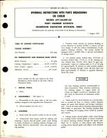 Overhaul Instructions with Parts Breakdown Oil Cooler - Model AP12AU09-02 - Part 8520470