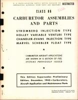 Carburetor Assemblies and Parts 