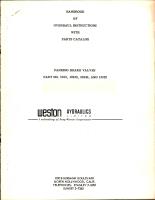 Overhaul Instructions with Parts Catalog for Parking Brake Valves - Part 5100, 10930, 10940 and 10320 