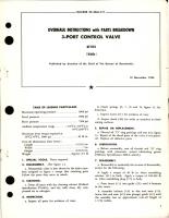 Overhaul Instructions with Parts Breakdown for 3-Port Control Valve - 871155 