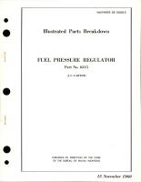 Illustrated Parts Breakdown for Fuel Pressure Regulator - Part 6315