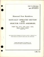 Illustrated Parts Breakdown for Manually Operated Shutoff and Selector Valve Assemblies