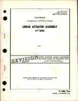 Overhaul Instructions for Linear Actuator Assembly 477 Series