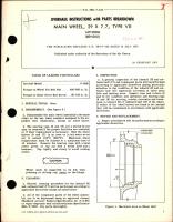 Overhaul Instructions with Parts Breakdown for Main Wheel, 29 x 7.7, Type VII 147190PM