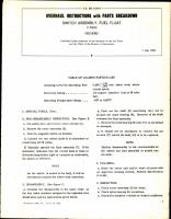 Overhaul Instructions with Parts Breakdown for Switch Assembly, Fuel Float F-7860