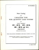 Parts Catalog for Capacitor Type Fuel Quantity Gage Systems