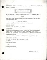 Installation of No. 6 Ben Har Sleeving MIL-I-3190 Class B or B2 & Tie Down of RF Lead & A- Lead