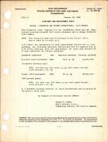 Operation and Flight Instructions for B-17 Series