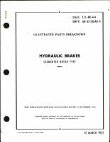 Illustrated Parts Breakdown for Hydraulic Brakes Segmented Rotor Type