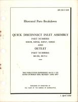 Illustrated Parts Breakdown for Quick Disconnect Inlet Assembly and Outlet 