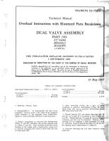 Overhaul Instructions with Illustrated Parts Breakdown for Dual Valve Assy - Parts 25734202, 26044013, and 26144053