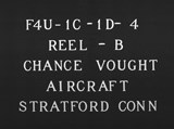 Manufacturer's drawing for Chance Vought Aircraft Inc. F4U Corsair. Drawing number CORSAIR ROLL B